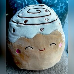 Squishmallow Oficial Kellytoy Food Squad Chanel Cinnamon Roll 12 inches